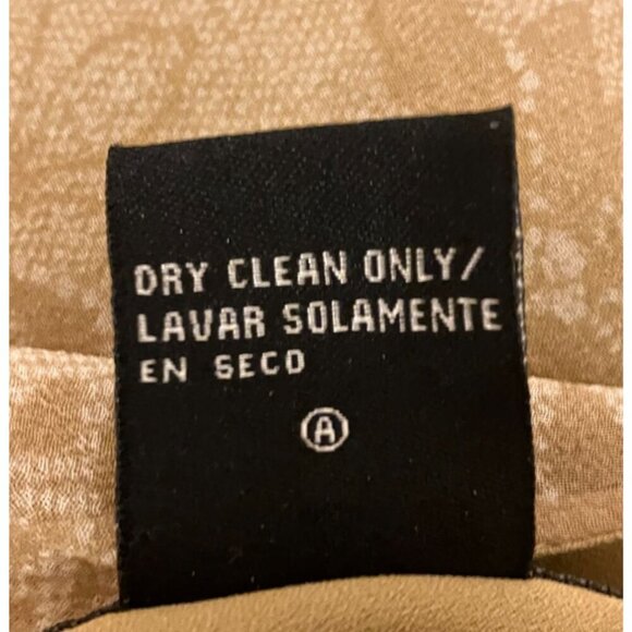 Y2K Silk Ruffled Babydoll Top S Flare Sleeves Beaded Neutral Fairy 100% Silk - Picture 7 of 7